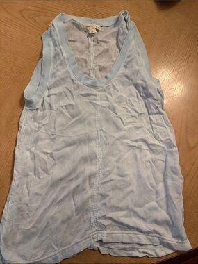 cloth & stone Pastel Blue Scoop Neck Tank Top